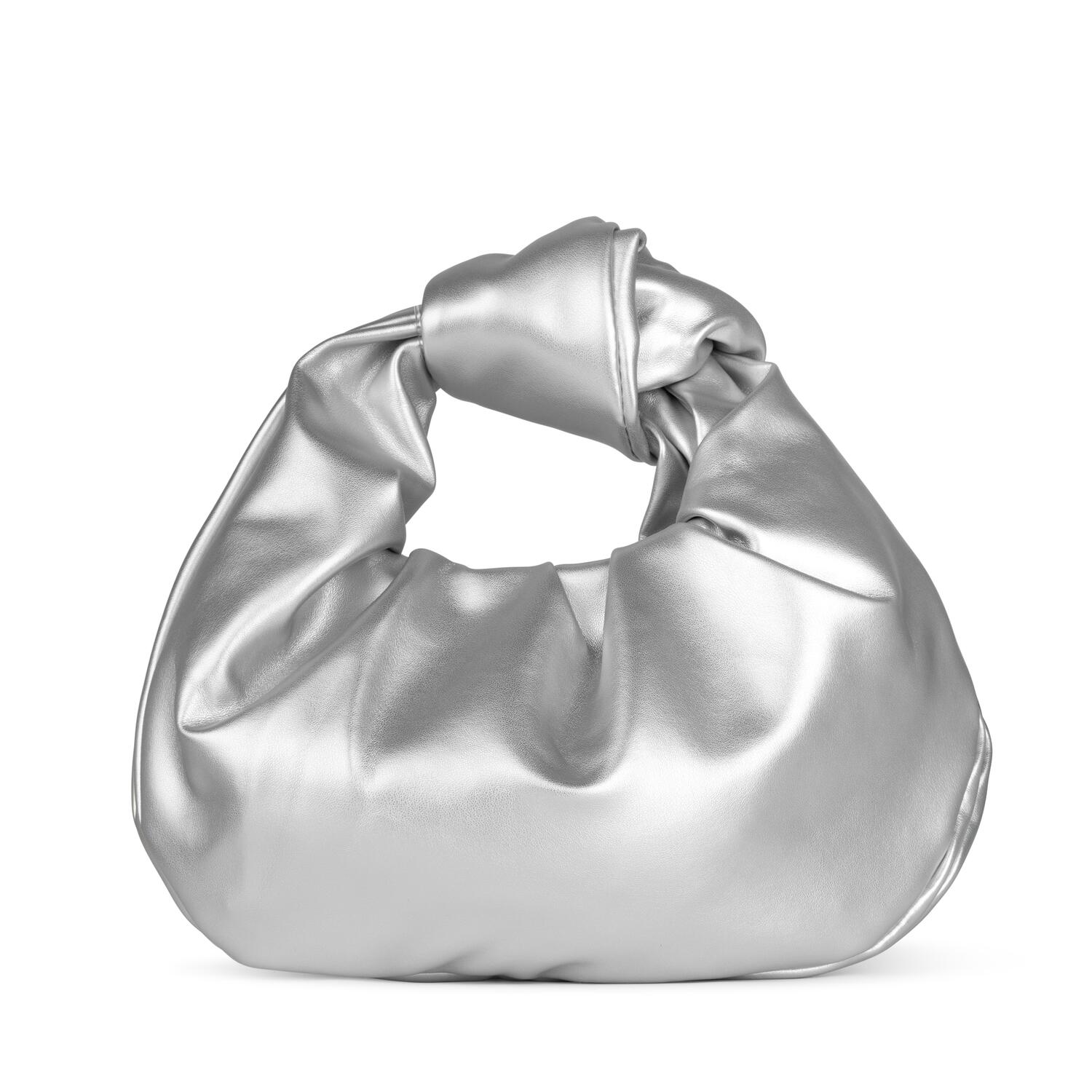 Nelly Knot håndtaske - sølv